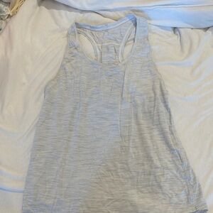 Lululemon Athletica Light Gray Tank Top